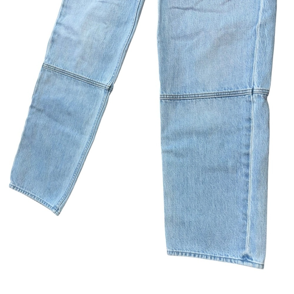 Snacks X Mother Just A Nibble Straight Leg Blue Jeans Womens 24 Western Preppy - Picture 6 of 16